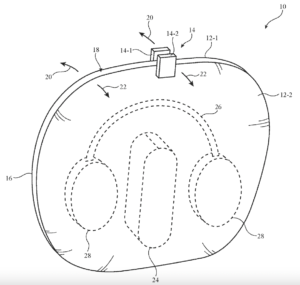 While there are no pictures to go alongside the patent, the usage of several diagrams shows an uncanny resemblance to that of AirPods Max. 