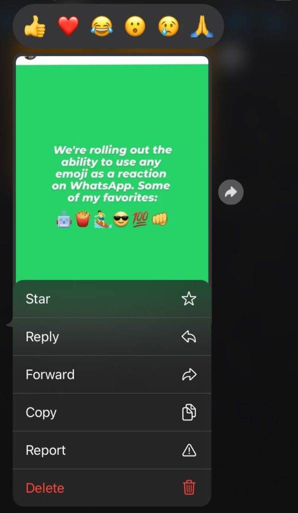WhatsApp is expanding its message reaction feature to any emoji of choice.