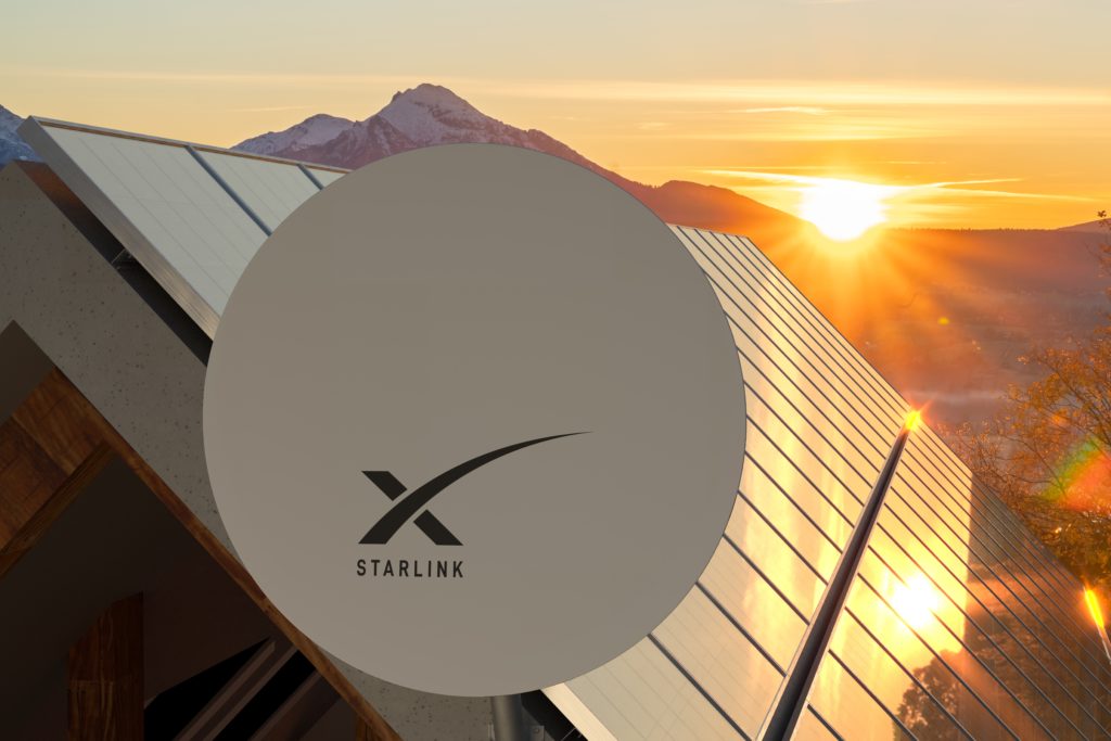 Starlink satellite dish