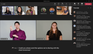 Microsoft announces Sign Language View for Teams meeting