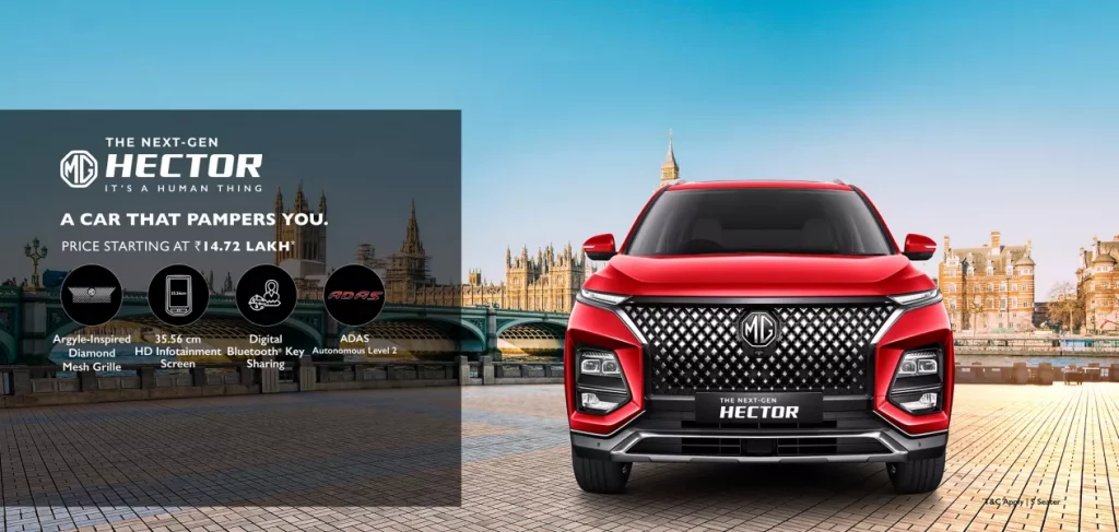 New MG Hector launched at Rs 14.72 lakh