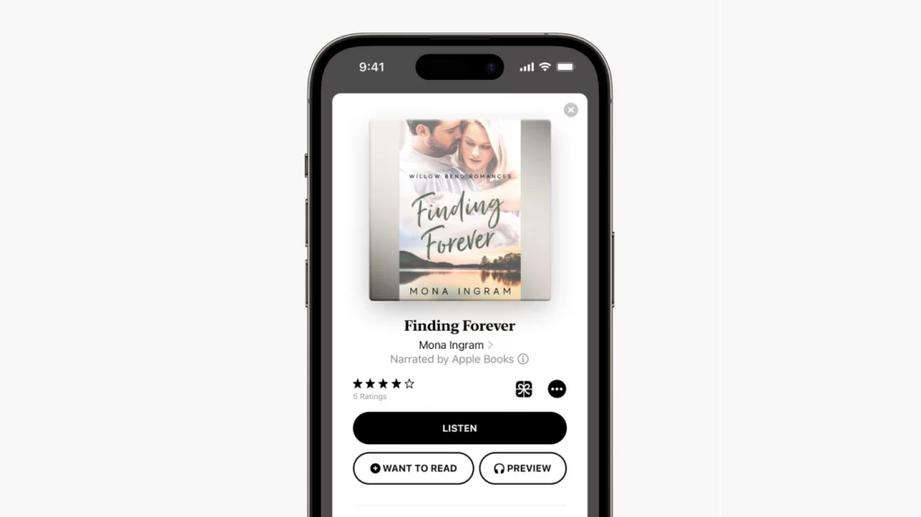 Apple Books launches AI-based narration feature for audiobooks