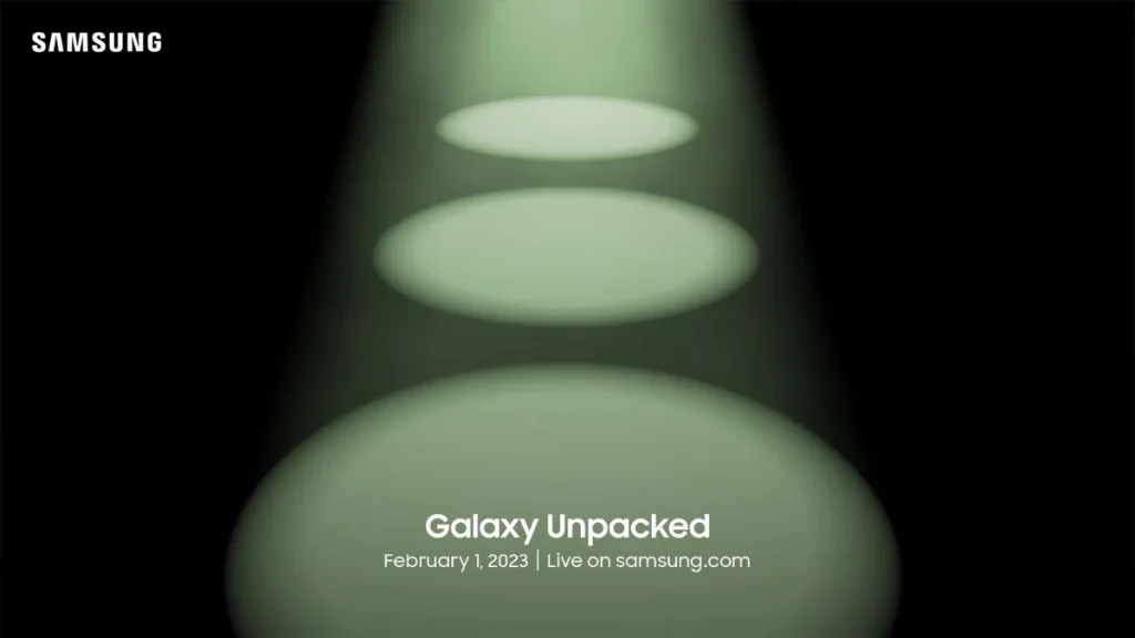 Samsung Galaxy Unpacked 2023 event set for February 1; Galaxy S23 series eyed