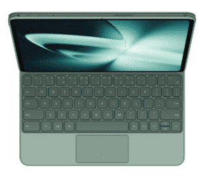 The OnePlus Pad with the keyboard accessory