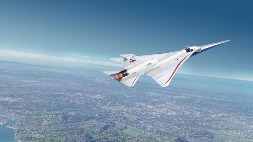 NASA X-59 Flight
