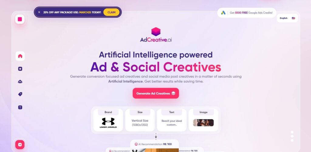 AdCreative AI Design Suggestions