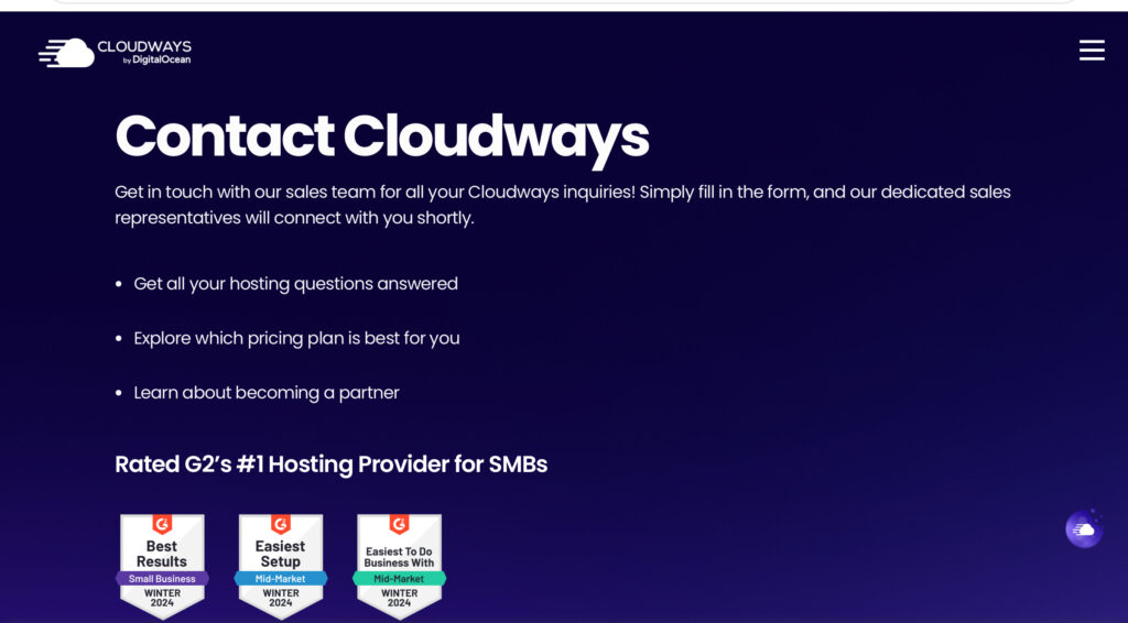Cloudways Customer Support