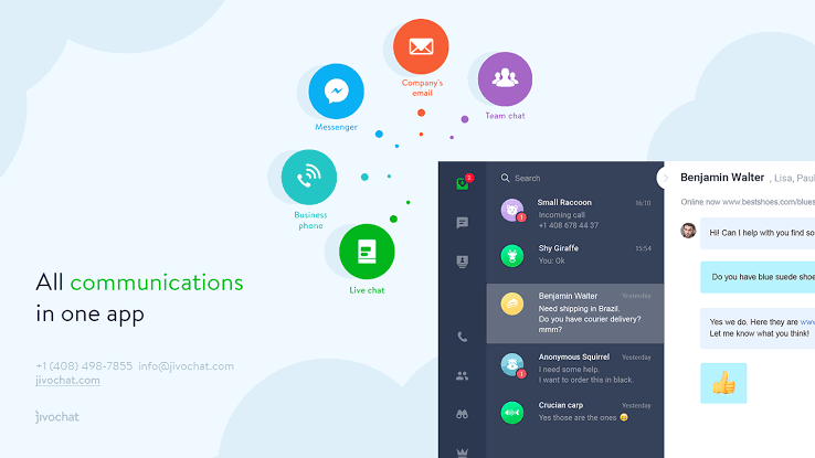 JivoChat Multi -channel Communication